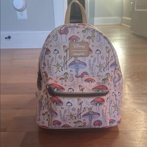 Disney Loungefly Mushroom Backpack